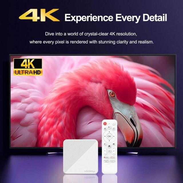 2026 H96 MAX GZDC H313 STB 4K Streaming Media Player Smart Internet Ott Super Box Premium Google Android 14 Set-top TV Box