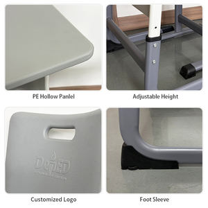 Meubles d'école primaire/moyenne pour les Philippines, ensembles de bureau et chaise individuels pour élèves, OEM/ODM - Product Image 3