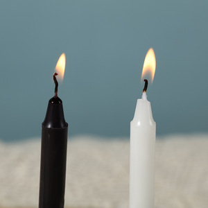 Kozie Factory Hot Sale High Quality Unscented Taper <b>Paraffin</b> Wax Color Candles Custom Logo Option 1.2*16cm/10cm Sizes for Party - Product Image 4