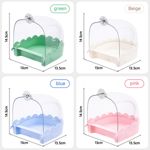 Baignoire extérieure pour perroquets, baignoire pour perruches, boîte de bain pour petits oiseaux tels que les agapornis, fournitures de nettoyage pour animaux de compagnie - Product Image 5