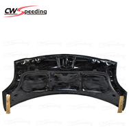 Capot moteur en fibre de carbone style OEM pour kit carrosserie Toyota Yaris 2008-2013