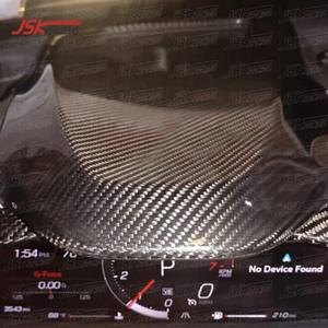 COUVERCLE DE PANNEAU DE CONSOLE CENTRALE EN FIBRE DE CARBONE SEC pour 2020-2024 CHEVROLET C8 Z51 Z06 - Product Image 2