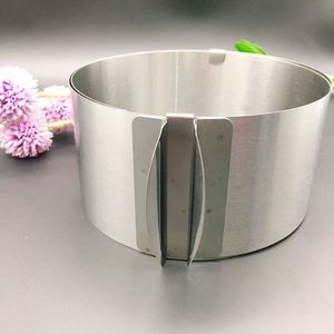 Factory wholesale stainless steel extendable mousse ring, round <b>cake</b> ring, <b>cake</b> <b>mold</b> 22-40cm baking tool - Product Image 3