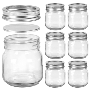 Flacone in Vetro Trasparente da 10ml 20ml 50ml con Tappo a Vite Moderno, per Alimenti, Stampa Serigrafica, Contenitore Vuoto per Cosmetici - Product Image 1