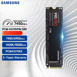SSD interne original 990 PRO 1,8 pouces NVMe M.2 2280 PCIe 4.0 avec dissipateur thermique, vitesse de lecture de 7450 Mo/s et d'écriture de 6900 Mo/s pour ordinateur de bureau, original 990 PRO - Product Image 3