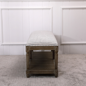 Ensemble de chambre à coucher moderne avec <span class=keywords><strong>lit</strong></span> queen avec pouf en tissu pour le salon de l'hôtel, la maison, le bureau ou l'avant du <span class=keywords><strong>lit</strong></span> de la villa - Product Image 5