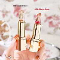 Huile à lèvres hydratante et réparatrice à l'or et aux pétales, atténue les ridules, non collante, gloss à lèvres changeant de couleur, marque privée