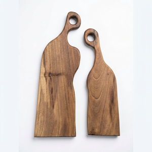 Planche à découper rectangulaire en bois d'acacia faite à la main, résistante au lave-vaisselle, durable pour la maison et la restauration - Product Image 1