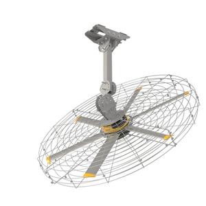 พัดลมแบบหมุนได้ พร้อมขาตั้งแบบ I-Beam, ตัวควบคุมความเร็ว, ใบพัดอลูมิเนียม - Product Image 4