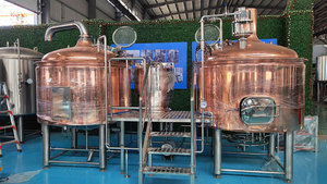 Sistema di Produzione Birra Artigianale Automatico in Acciaio Inox da 2000L 1000L 500L per Microbirrifici e Impianti di Produzione Casalinga - Product Image 4