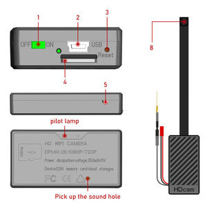 Cámara <span class=keywords><strong>de</strong></span> <span class=keywords><strong>Seguridad</strong></span> Inteligente Mini HD 1080P, con Tarjeta SIM 4G LTE, Batería, Wifi, CCTV, en Oferta - Product Image 3