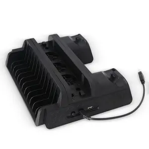 DOBE çok fonksiyonlu dikey soğutma standı <span class=keywords><strong>PS4</strong></span> için çift USB şarj <span class=keywords><strong>Dock</strong></span>/<span class=keywords><strong>PS4</strong></span> için ince/<span class=keywords><strong>PS4</strong></span> Pro konsolu için (TP4-882) - Product Image 1