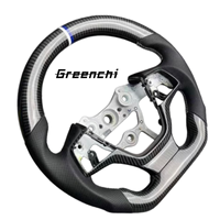 Volant 100% en fibre de carbone/cuir véritable, adapté aux Hyundai Elantra 2016, 2017, 2018, volant intérieur de voiture