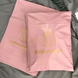 Sobres de Correo Ecológicos de Alta Calidad, Color Rosa Brillante, con Logotipo Personalizado Impreso, Bolsas de Plástico para Envíos Postales - Product Image 3