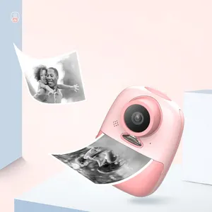 Miglior regalo di natale Dual Lens 1080P Hd videoregistratore Selfie Camcorder con pellicola di carta bambini fotocamera con stampa istantanea per bambini