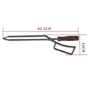 BARBECUE <span class=keywords><strong>Pince</strong></span> À charbon Cheminée Pinces <span class=keywords><strong>Bois</strong></span> Pinces Avec Manche en <span class=keywords><strong>bois</strong></span> - Product Image 3