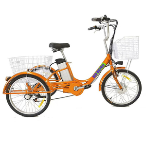 <span class=keywords><strong>Tricycle</strong></span> électrique portatif pour 2 personnes, bicyclette pliable, scooter électrique - Product Image 5