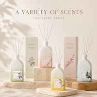 Diffuseur de parfum d'ambiance de luxe 100 ml avec bouteille en verre minimaliste, arôme longue durée pour boutique de cadeaux, hôtel, OEM, marque privée