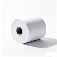 Rouleau de papier thermique en gros pour TPV, rouleau de reçu de caisse, rouleau de facture de débit thermique 48 55 70 Gsm, rouleau de papier thermique 80x80, rouleau de papier thermique 80mm
