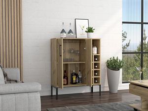 ชั้นวางไวน์ทำจากไม้ MDF เฟอร์นิเจอร์ไม้ - Product Image 4