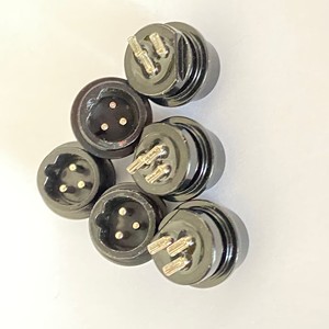 M12 3-Pin Luftfahrtstecker Elektrischer Kabelbaum IP68 Edelstahl Schwarz Beschichtet TÜV ISO9001 für Shanyou Marke für - Product Image 2