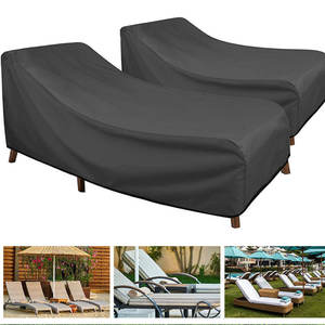 Nuevo Color personalizado al aire libre a prueba de sol impermeable Silla de playa chaise lounge silla cubierta reclinable ratán sofá cubierta - Product Image 6