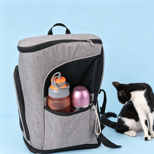 Zaino Traspirante per Animali Domestici, Borsa da Viaggio Pieghevole per Gatti e Cani di Piccola Taglia, Trasportino per Escursioni all'Aperto - Product Image 3