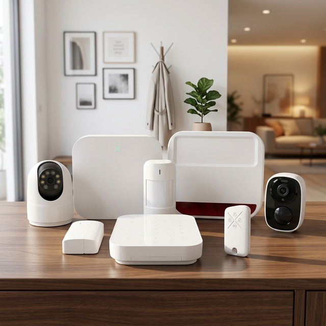LHD8100 Hot Supplier Smart Home Products Anti Theft Alarm System with Integrated SurveillanceD Camera Security System for Home