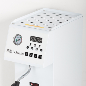 Économique efficace <span class=keywords><strong>Mousseur</strong></span> à lait actionné électrique double vapeur machine à mousser le lait acier inoxydable - Product Image 5