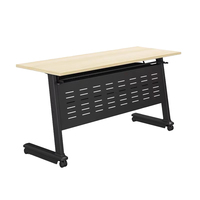 Bureau multifonctionnel Table de conférence pliante Table de formation et chaise Combinaison épissage Bureau moderne