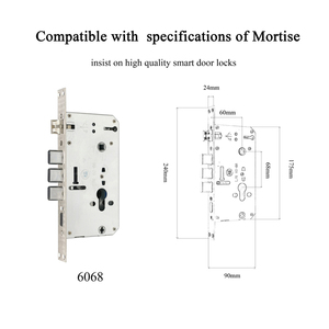 Nhà ứng dụng điện wifi kỹ thuật số thông minh khóa cửa máy ảnh an ninh nhà vân tay khóa cửa <span class=keywords><strong>Keyless</strong></span> nhập - Product Image 6