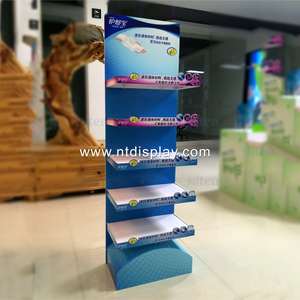 Điểm Bán Hàng Tùy Chỉnh Kệ Trưng Bày Cửa Hàng Bán Lẻ Giá Trưng Bày Xoay Hai Mặt Kệ Trưng Bày Kim Loại Sàn Hai Mặt - Product Image 3