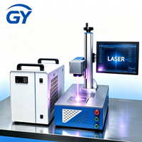 Nueva Máquina de Marcado Láser de Sobremesa con Fuente de Láser UV, Alta Productividad, Refrigeración por Agua, 110/220V, Velocidad de 7000-12000 mm/s