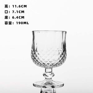 190ml créatif rétro <span class=keywords><strong>verre</strong></span> <span class=keywords><strong>à</strong></span> <span class=keywords><strong>vin</strong></span> <span class=keywords><strong>pied</strong></span> <span class=keywords><strong>court</strong></span> en relief <span class=keywords><strong>verre</strong></span> <span class=keywords><strong>à</strong></span> whisky résistant <span class=keywords><strong>à</strong></span> la chaleur tasse <span class=keywords><strong>à</strong></span> café boisson boisson Champagne Globlet - Product Image 6
