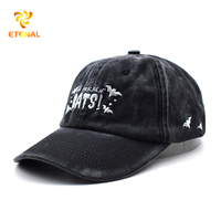 Casquette de baseball unisexe rétro vintage non structurée en tissu Oxford, couleur unie, teinte à pois, effet vieilli, délavée, motif léopard, casquettes de sport en tissu Dobby