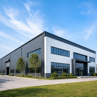 Structure en acier robuste Q355 sur mesure, entrepôt métallique préfabriqué à portée libre à vendre