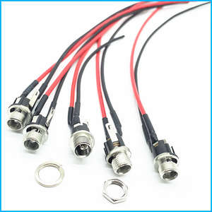 Kabel Jack DC Tembaga PVC Pasokan Pabrik 5.5x2.1mm 12V 2-inti 2A Kabel Catu Daya Tegangan Rendah - Product Image 5