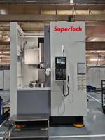 Tour vertical SuperTech V2C robuste, haute précision, automatique, haute vitesse, pour le perçage et le fraisage de pièces aérospatiales