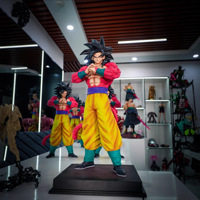Figurines d'action en PVC en gros, Cloud Trace Félicitations Prospérité 2% Super Quatre Goku Modèle Statue Anime Décoration de bureau