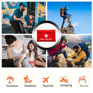 Trousse de premiers soins de survie de voyage personnalisée Firstime, petite trousse de premiers soins d'urgence pour les sports, le bureau, la maison, mini trousse de premiers soins - Product Image 6