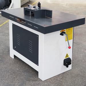 เครื่องกัดไม้แบบสองแกนพร้อมใบมีดตัดแนวนอนขนาด 12.7 มม. และตัวป้อนใบมีด - Product Image 4