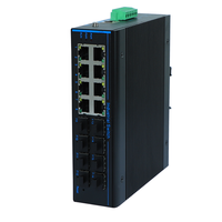 OEM saklar industri jaringan Ethernet 1.25G saklar jaringan 8SFP Port serat optik 8 tombol jaringan jaringan 8 Port