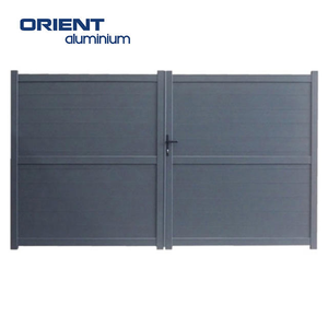Portails coulissants en aluminium sur mesure, fabrication directe usine, OEM, durables, résistants à la rouille, pour allées, villas et jardins sécurisés - Product Image 5