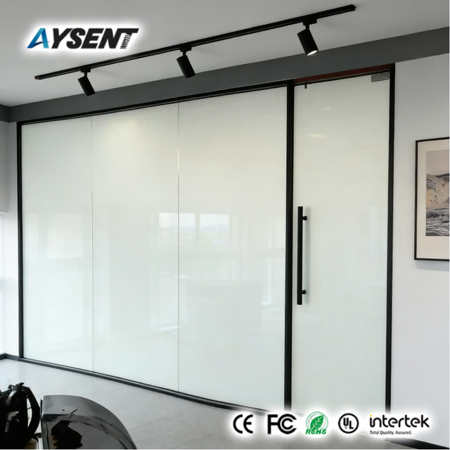 Custom Colors Self-Adhesive Building Tint Electrochromic Film Wholesale Switchable PDLC Smart Glass for Hotel Decorative