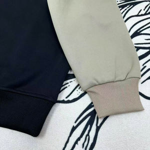 Abbigliamento sportivo Unisex a maniche lunghe con stile ampio e Casual realizzato in tessuto di puro cotone personalizzabile con logo - Product Image 3