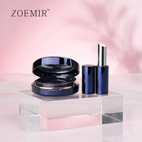 Emballage cosmétique de luxe, tubes à rouge à lèvres magnétiques, étui compact pour fond de teint coussin d'air avec miroir, tube à rouge à lèvres en métal