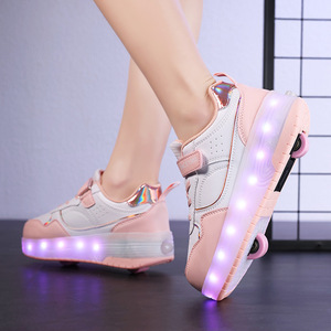 Patins à roulettes pour enfants, roues EVA, lumières clignotantes - Product Image 3