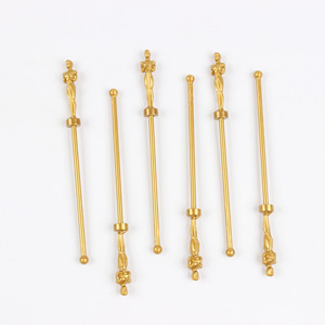Agitadores de Cócteles con Temática de Óscar, Chapados en Oro, Reutilizables, Accesorios de Bar - Product Image 3