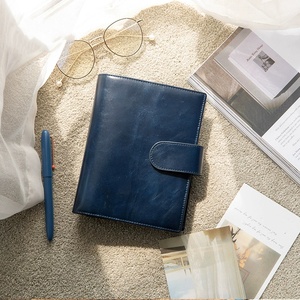 <span class=keywords><strong>Classeur</strong></span> en cuir PU vert menthe A6 personnalisé avec reliure à feuilles mobiles pour organisateur et fermoir domestique et professionnel - Product Image 5