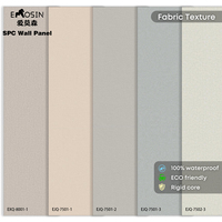 Panneau mural SPC imperméable en marbre blanc chêne clair vert pour salle de bain, à clipser, petit format, pour décoration intérieure et extérieure, Foshan